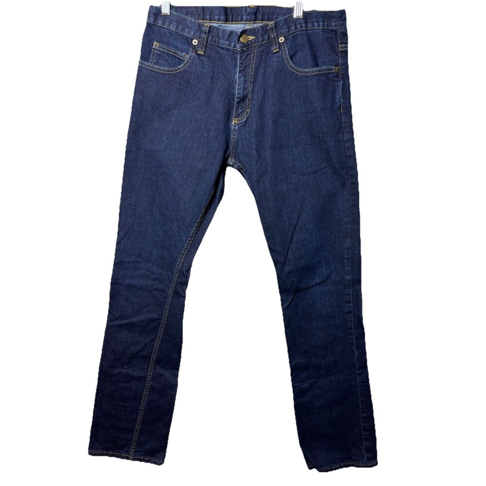 Dearborn Denim Jeans Size 33 Length 35 Blue Pockets USA Made